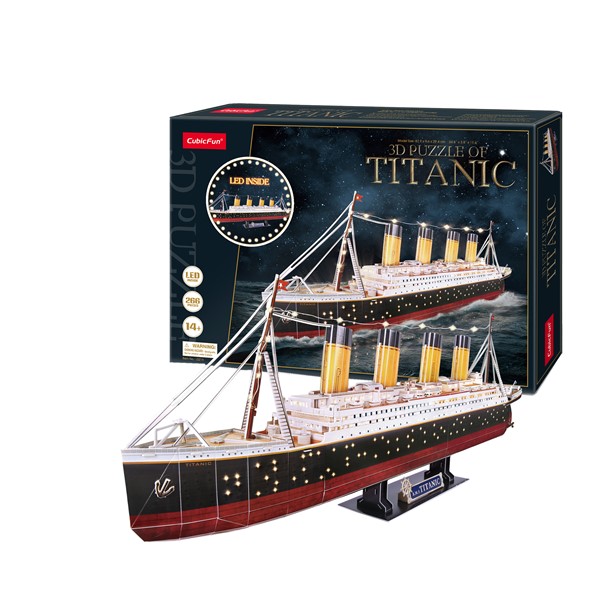 Foto van speelgoed Cubic_fun_puzzel_Titanic_LED_VanDerMeulen_packshot_2010328.jpg